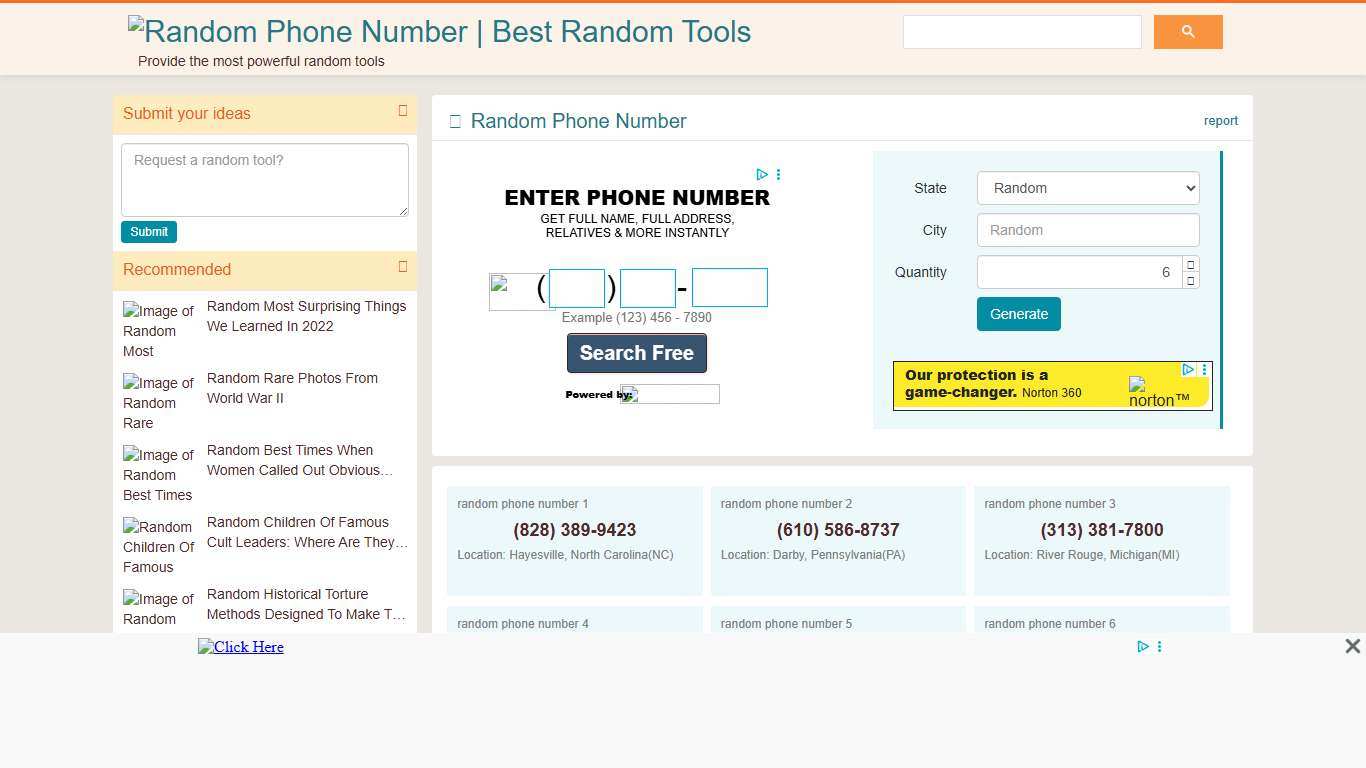 Random US Phone Number Best Random Tools